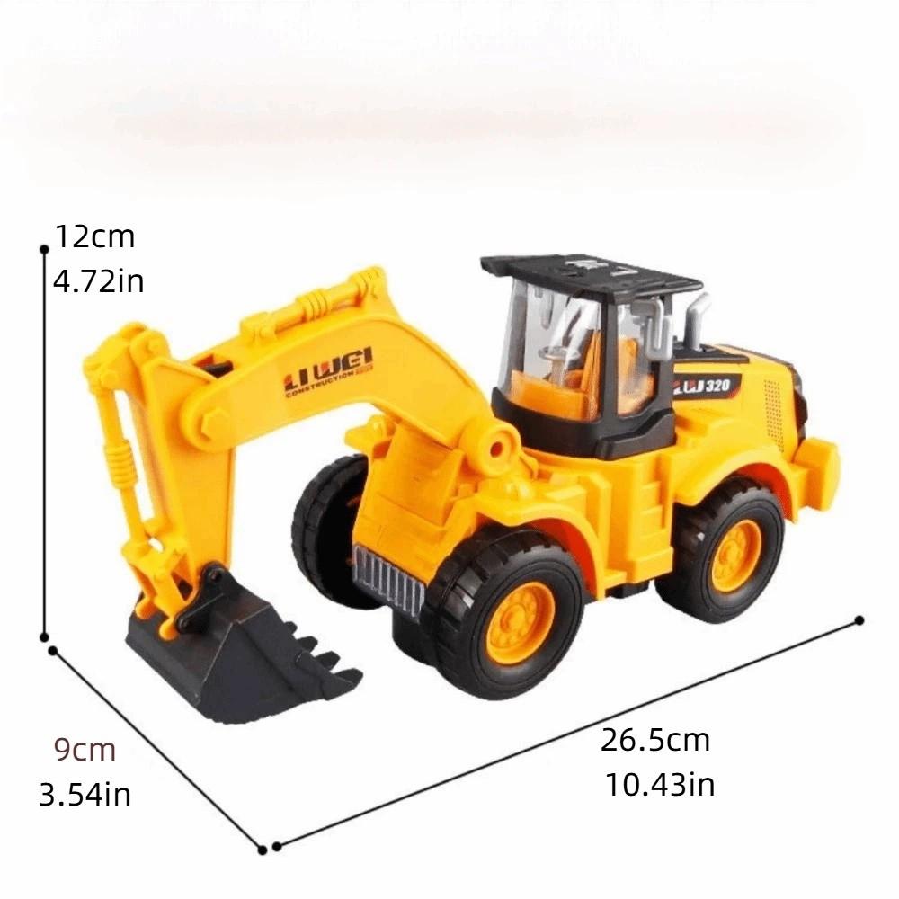 Colorful Music Electric Bulldozer Toy Lighting Effects Bulldozer Toy Kids Birthday Gifts