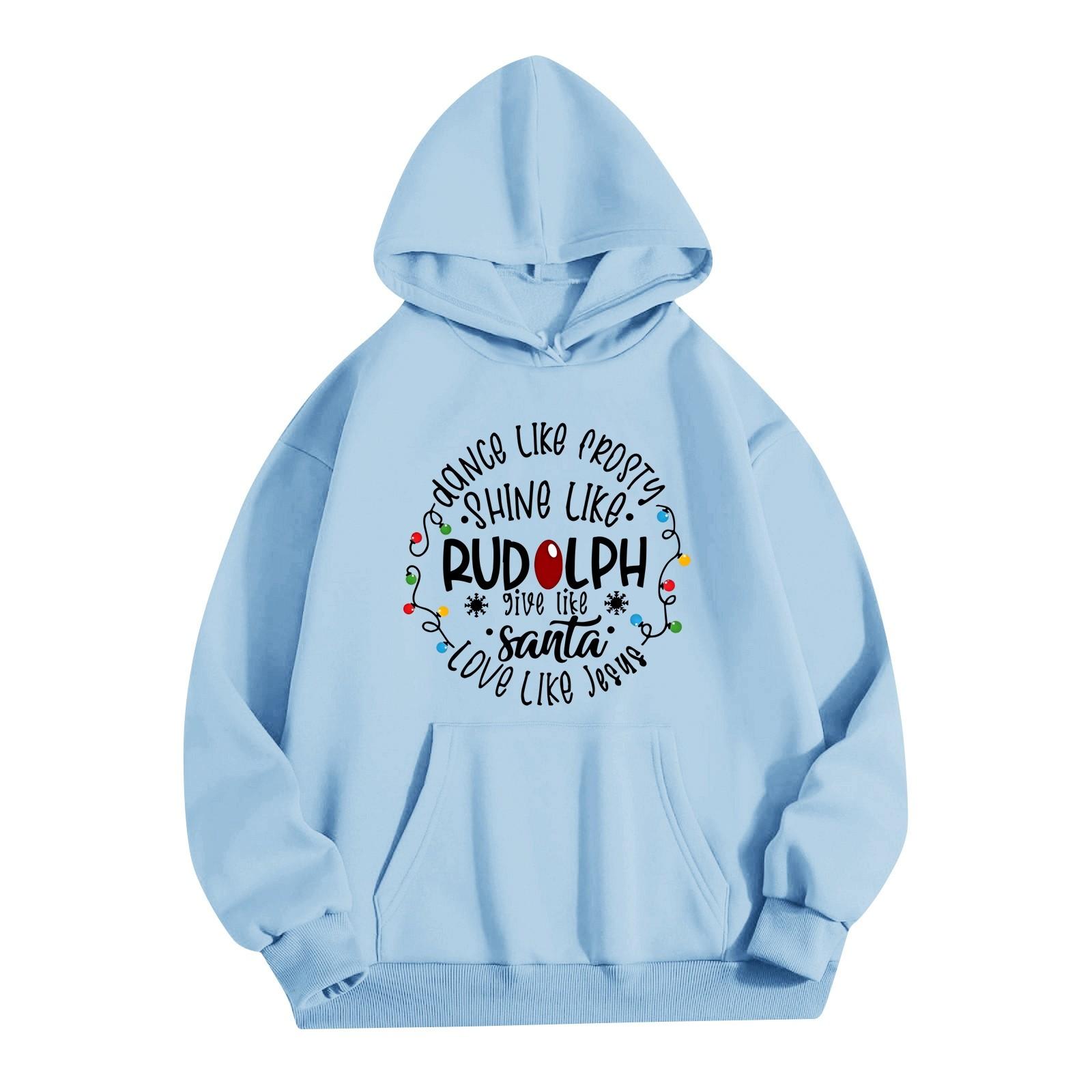 

Женская однотонная толстовка с капюшоном и длинным рукавом с принтом M