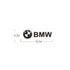 BOHQ2 Car Emblem Metal Creative Sticker Waterproof Decoration Accessories For BMW X1 X2 X3 X4 X5 X6 X7 F31 F48 F01 E46 F10 E39 F34 F87