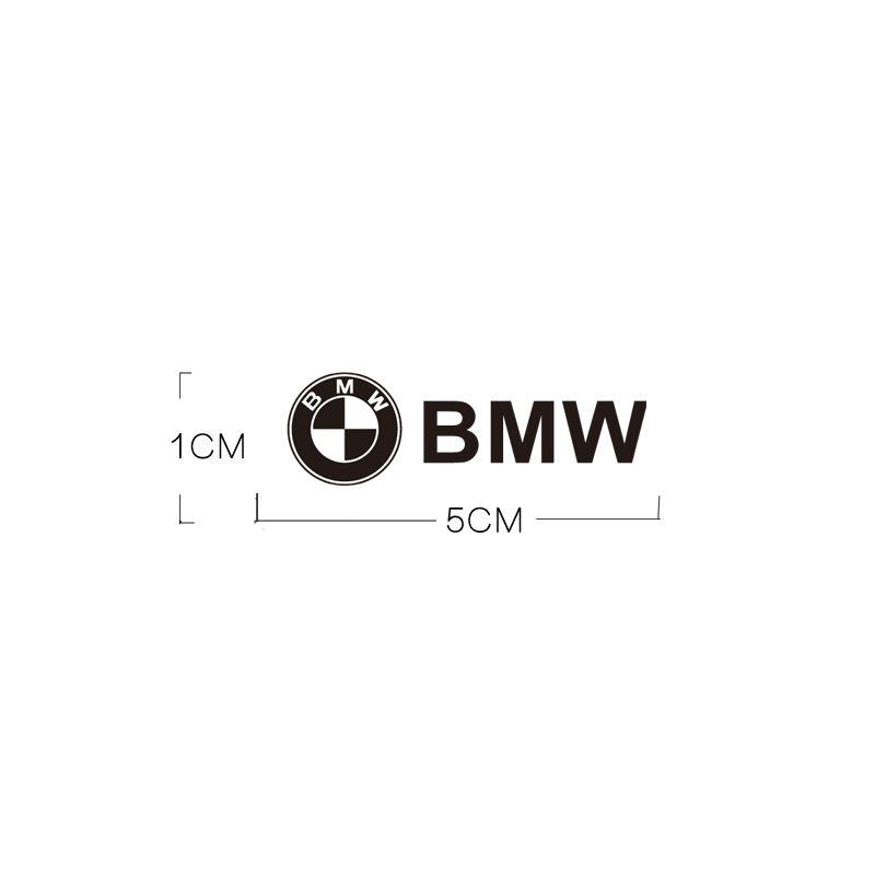 BOHQ2 Car Emblem Metal Creative Sticker Waterproof Decoration Accessories For BMW X1 X2 X3 X4 X5 X6 X7 F31 F48 F01 E46 F10 E39 F34 F87