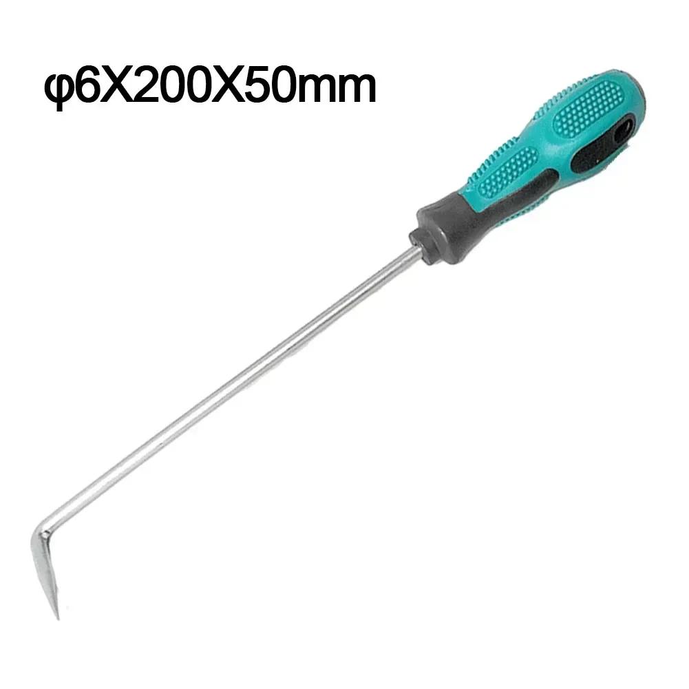 1pc 90 Degree Car Pick Hook Tool O Ring Oil Seal Gasket Puller Remover For Separating Wires Removing Small Fuses Pick Hooks Tool