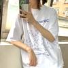 Short-sleeved T-shirt for Women Loose Summer Clothes Harajuku BF Style New Korean Style Student Half-sleeved Top T-shirt for Women