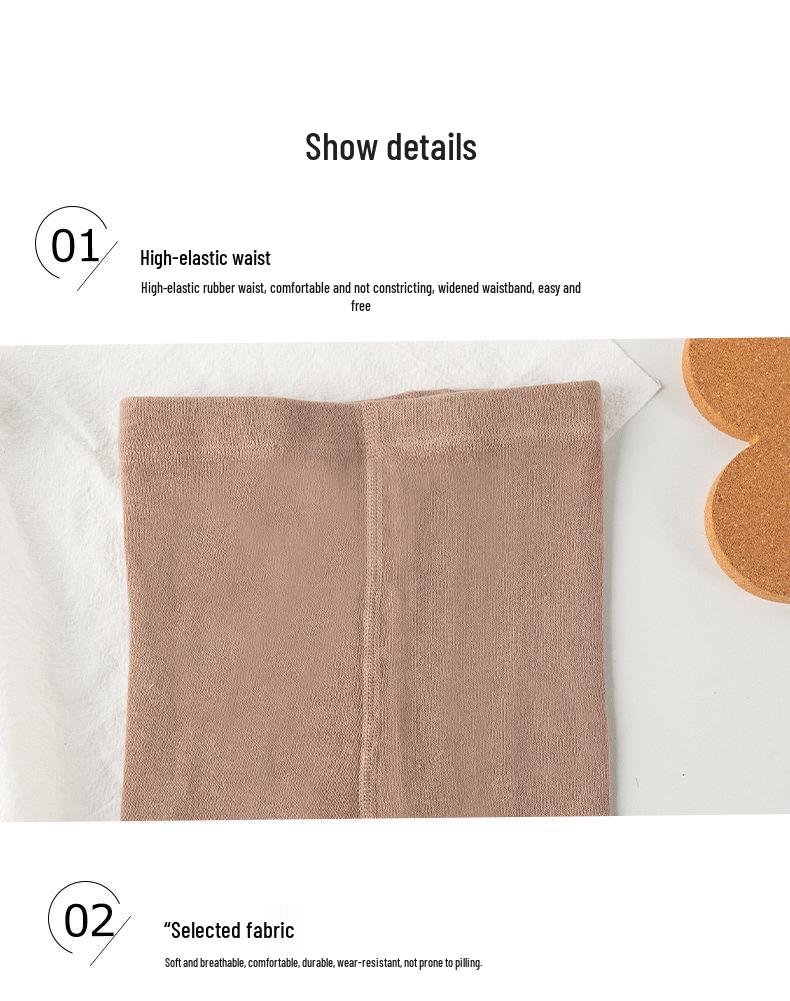 Khmer Cotton Tights for Children - Large Cable Knit, Open Crotch with Bowknot Style, Dual-Use Base Layer Pants for Toddlers and Girls