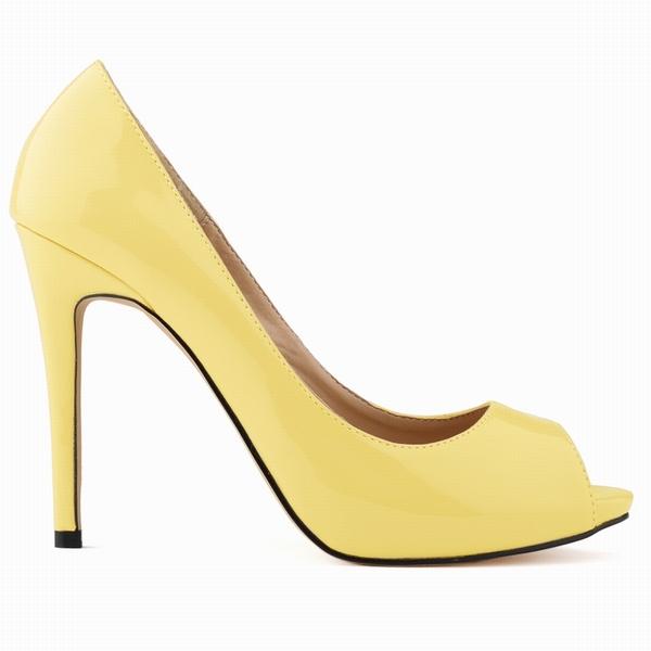 Women Pumps Platform Stilettos Summer 11cm Sexy Open Toe High Heels Sandals Elegant Peep Toes Pumps Wedding Shoes