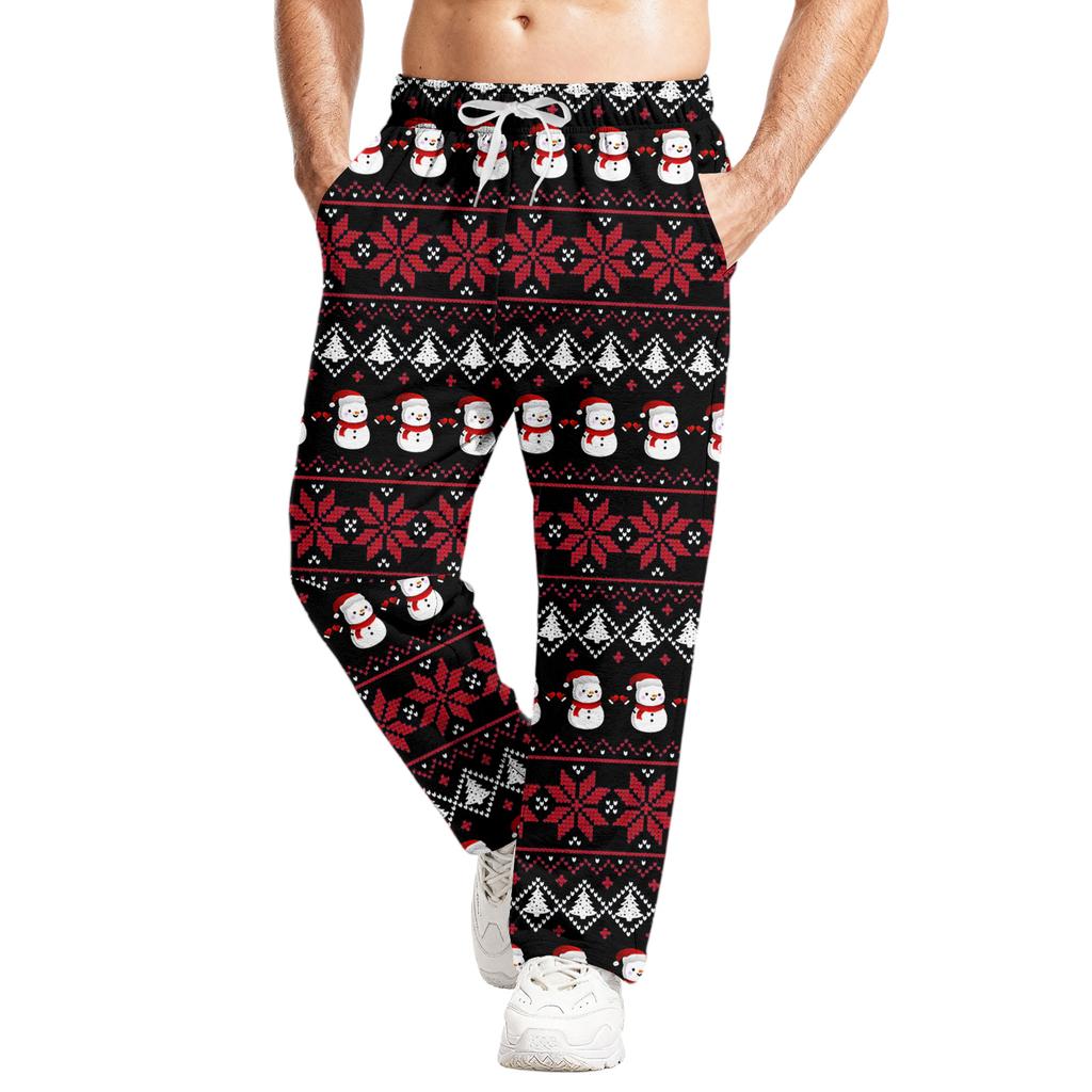 Men's Relaxed-Fit Casual Sweatpants With Stretch Waistband And Drawstring Yoga Pants