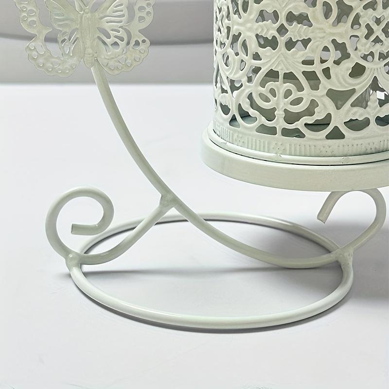 1pc European-Style Iron Hollow Butterfly Holder Decorative Crafts for Ramadan Eid Al-Fitr And Eid Al-Adha Christmas Decorations Halloween Decorations
