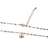 316L Stainless Steel Jewelry New Transfer Bead Clavicle Necklace Does Not Fade Ladies Necklace Party Jewelry Gift