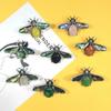 Shell Embedded Butterfly Brooch Pin Pendant With Fashionable Purple Crystal For Women And Men