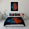Fiery treble clef design. Bedding sets Duvet cover sets Duvet covers Pillowcases(1 * Duvet Cover 2 * Pillowcases without duvet insert)