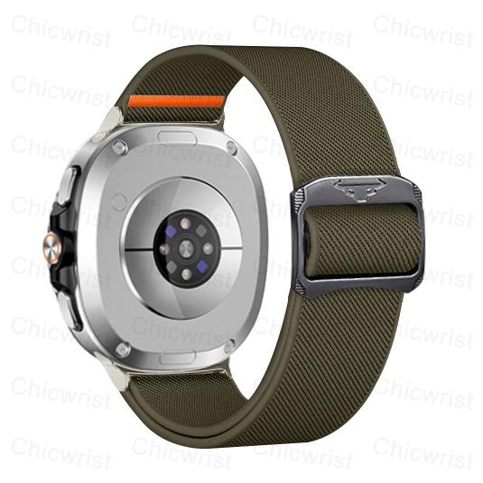 Nylon Band for Samsung Galaxy Watch 8 44mm 40mm 8 Ultra2 Adjustable Replacement Bracelet Strap for 8 Classic WatchAccessories