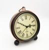 Vintage Retro Alarm Clock For Bedroom High-end Elegant Vintage Metal Table Clock Desk Clock Operated