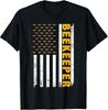 American Flag Bee Lover T-Shirt for Beekeepers - Unisex Design