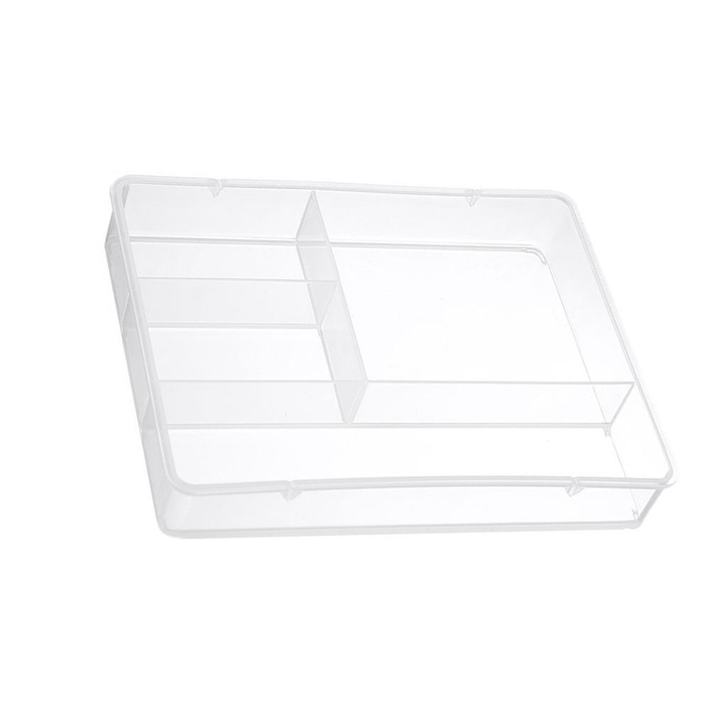 Desktop Organizer Box Drawer Divider Tray Desk Makeup Classification Storage Box for Bathroom Office Transparent