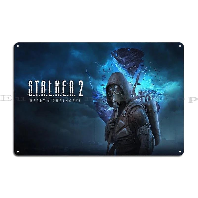 Stalker Heart Of Chernobyl Game Art Metal Plaque Designs Cinema Wall Cave Club Pub Tin Sign Poster