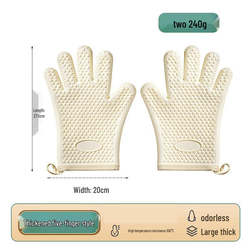 Heat Resistant Silicone Oven Gloves