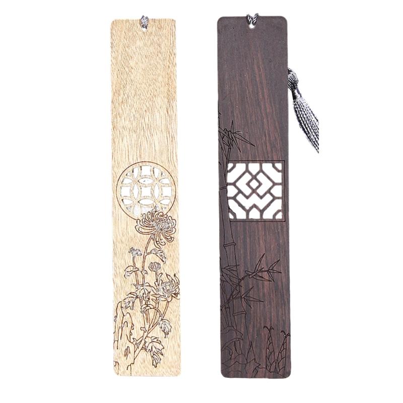 

2Pcs Reading Bookmarks Wood Bookmarks Gift for Book Lover Reader Writer Teacher Student,Book Page Holder Book Page Mark 1