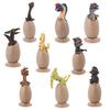 9Pcs Cute Hatching Dinosaur Egg Children's Hand Model Toy