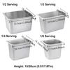 Rust-proof Canteen Food Basin Rectangular Food Preparation Box Durable Food Storage Box  Hotel