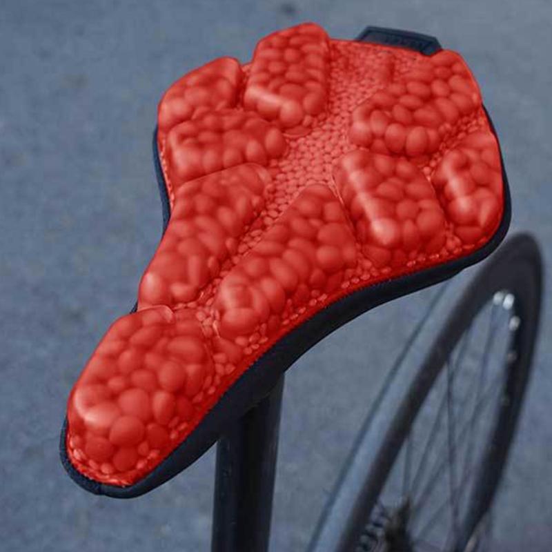 Comfortable Exercise Bike Seat Cover Bicycles Saddles Replacement NonSlip Thicken Cycling Seat Cushion for Women Men