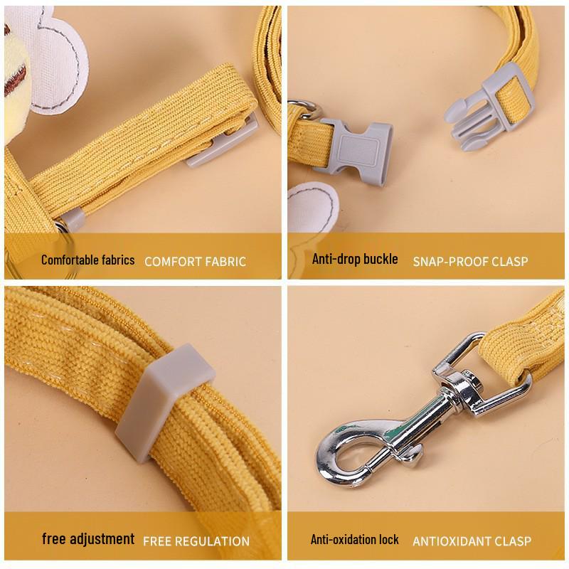 Little Bee Cat & Small Dog Harness and Leash Set