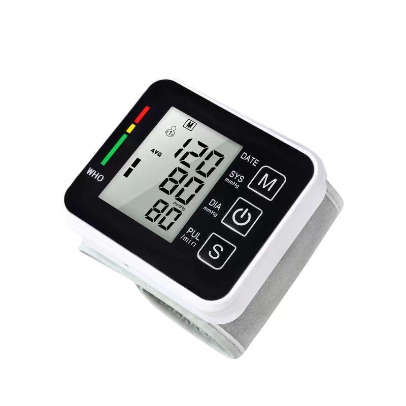 Smart Wrist Blood Pressure Monitor - Electronic Home Measuring Device