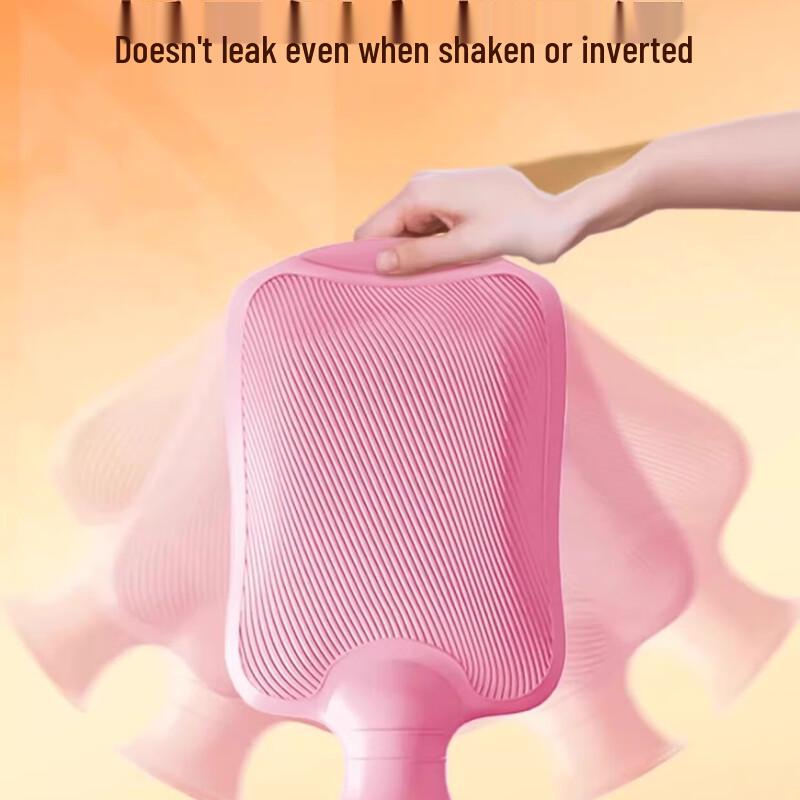 Reusable Hot Water Bottle with Plush Cover