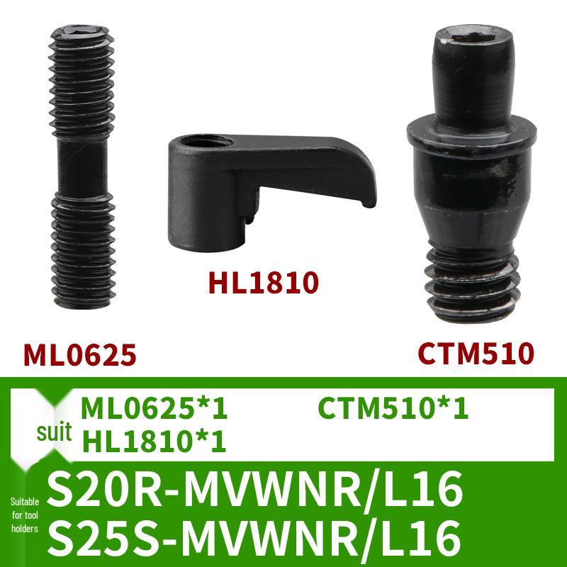 CNC Lathe Tool Holder with 72.5° Rhombic Insert for Inner Hole Boring S25S-MVWNR/L16