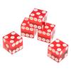 Pack of 5 Six Sided D6 19mm Casino Dice High-grade Acrylic Clear Dice with for Razor Edges Drop Shipping High Quality Practical Daily Use