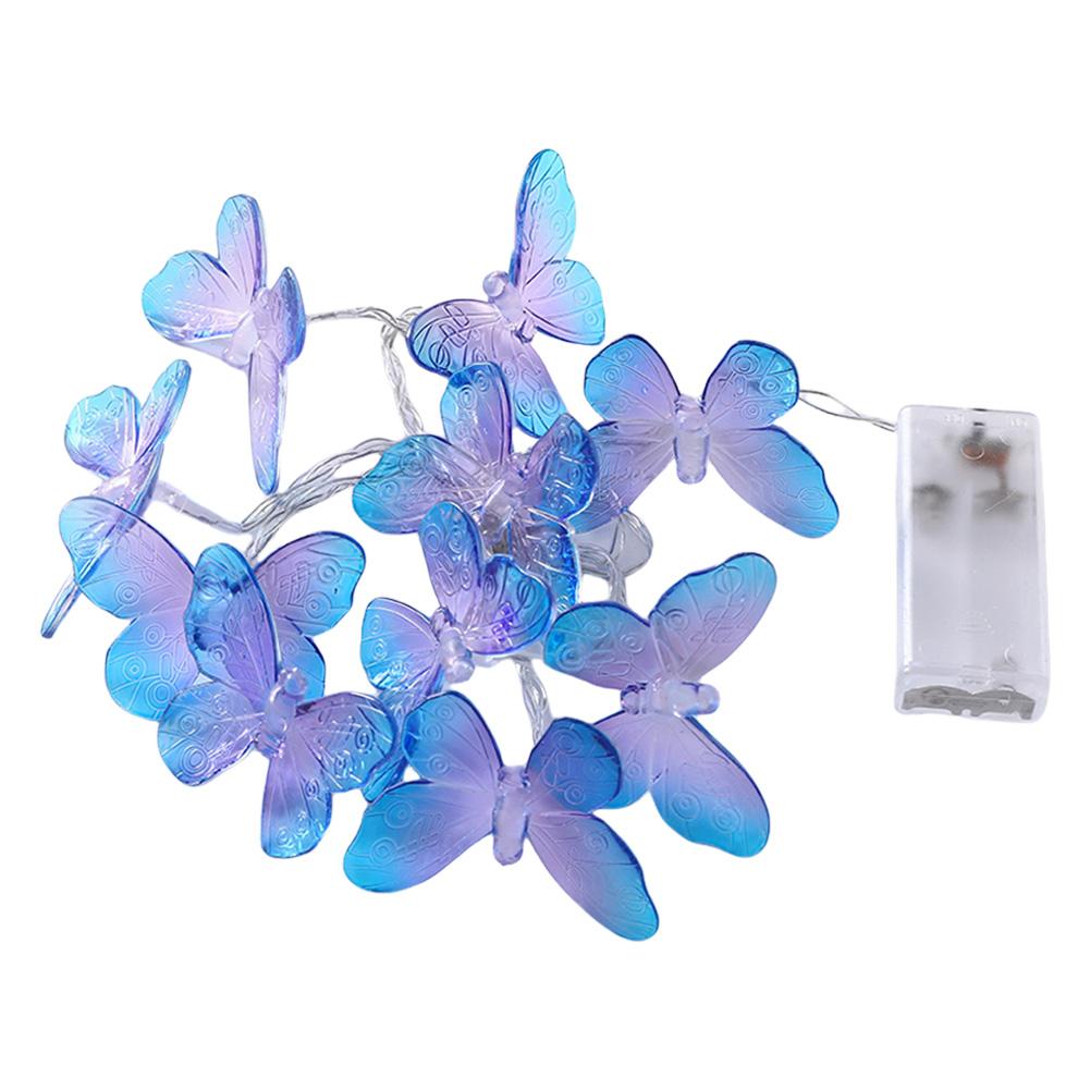 3m 20LED Butterfly Yard Light Creative Butterfly Night Lamp Butterfly Decorative Lights for Home Bedroom Decor