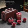 Portable Ceramic Kiln Glaze Kung Fu Tea Set