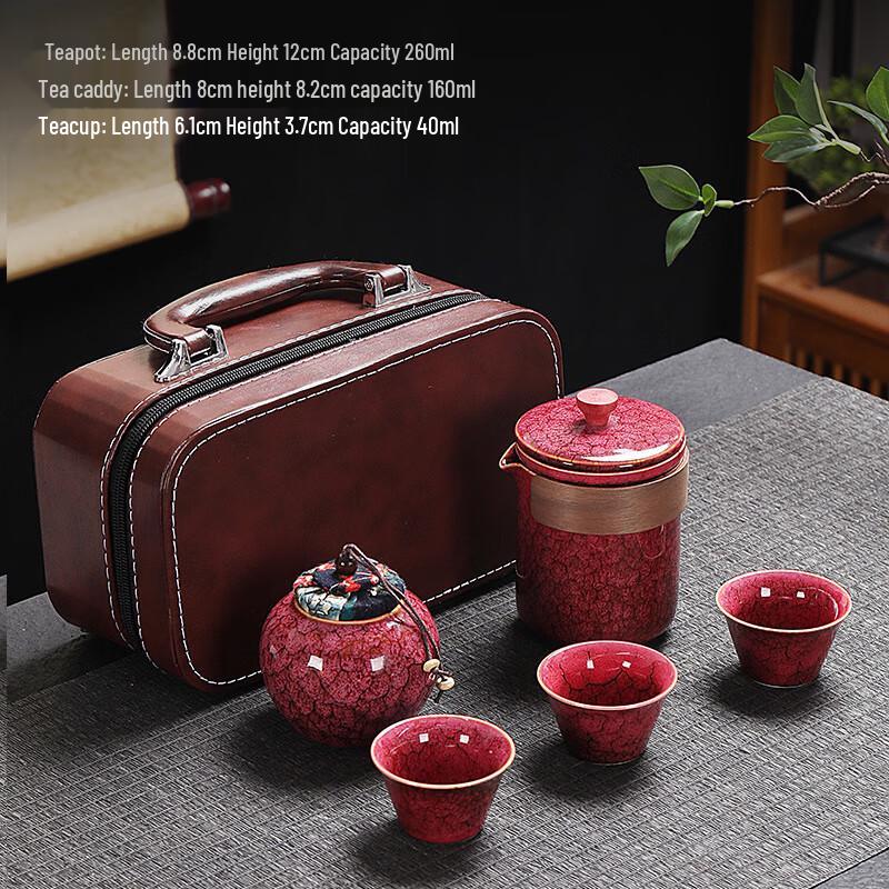

Portable Ceramic Kiln Glaze Kung Fu Tea Set