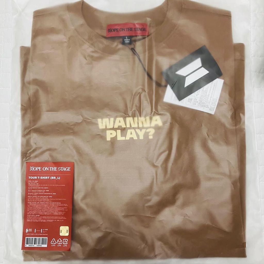 [USED] BTS J-HOPE Seoul Concert HOPE ON STAGE T-shirt Brown