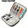 Digital Storage Bag USB Data Cable Organizer for Earphone Wire Bags Accessories Portable Charger Charger Case School College Headphone
