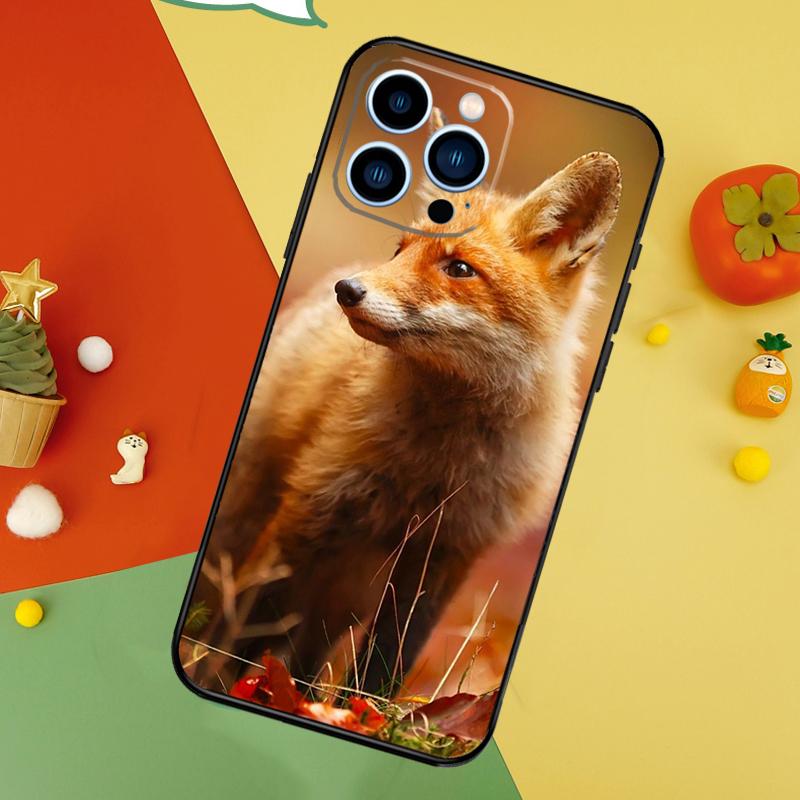 Cute Fox In Autumn Phone Case For iPhone 17 Pro Max16 15 14 13 11 12 Pro Max Plus 12 13 Mini 16e 17 Air Cover