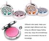 TWINZEN Essential Oil Diffuser Bracelets Adjustable Aromatherapy Locket Tree of Life Diffuser Bracelet Stainless Steel Scent Bracelets with 12pcs
