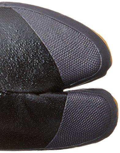 Moonstar Tabi Work Socks for Men and Women, Practical and Lightweight, 10-Piece Tabi A, Black, Size 22.5 Cm, 2E