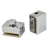 Glass Door Lock Floor Latch Lock Bolt For Home Bathroom Toilet Shop No Punching Single Door Ground Lock Zinc Alloy Hardware