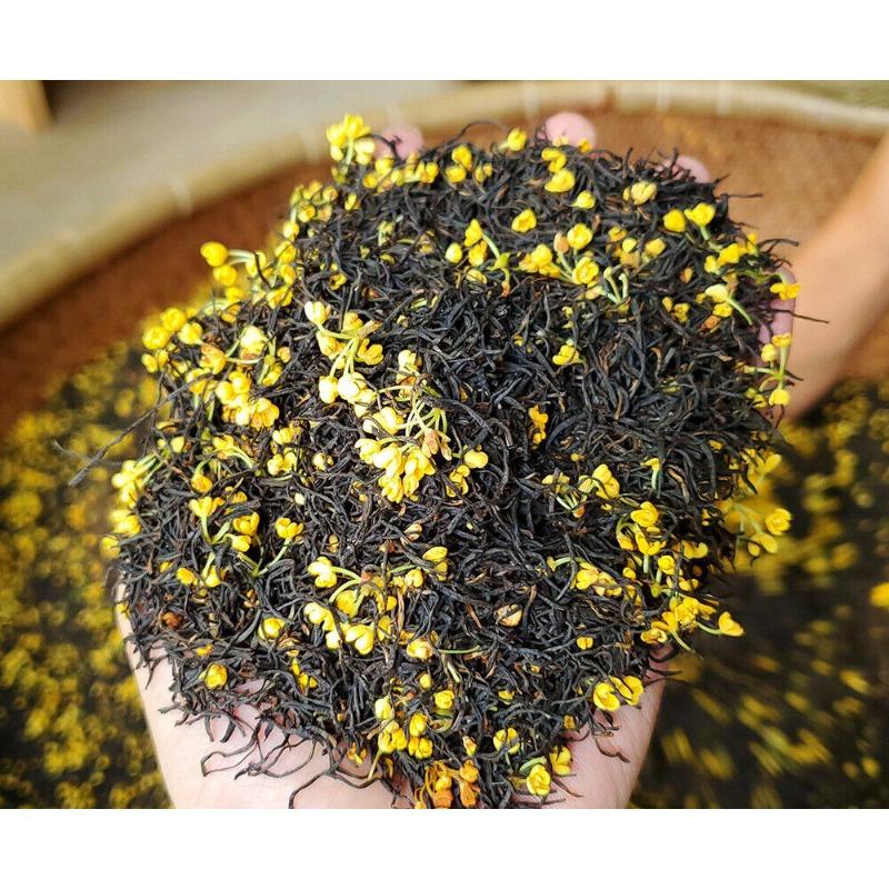 Новый чай 2023 Черный чай с османтусом JinJunMei DanGui Xiao Seed Черный чай 500г/1 — фото 3
