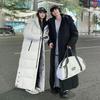 New Long Ankle-Length Winter Jacket - Unisex Loose Fit, Warm Korean Style for Men & Women.