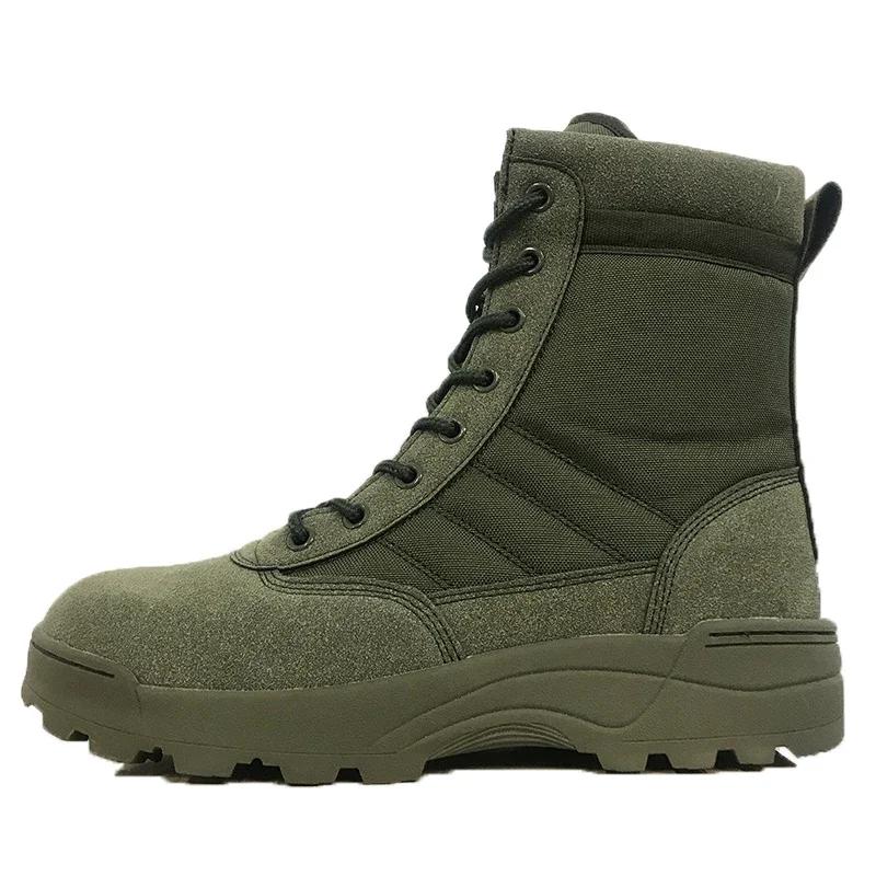 Men's Outdoor Tactical Boots Men Shoes Special Force Desert Combat Boots Hiking Boots Ankle Shoes Men Work Safty Shoes
