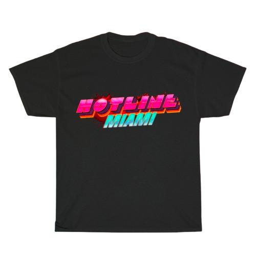 New Hotline Miami Games Logo Unisex T-Shirt Funny Size S to 5XL XL