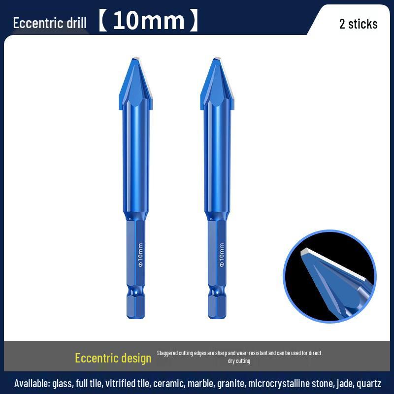 Blue Victory Super Hard Angled Tile and Concrete Drill Bit Set