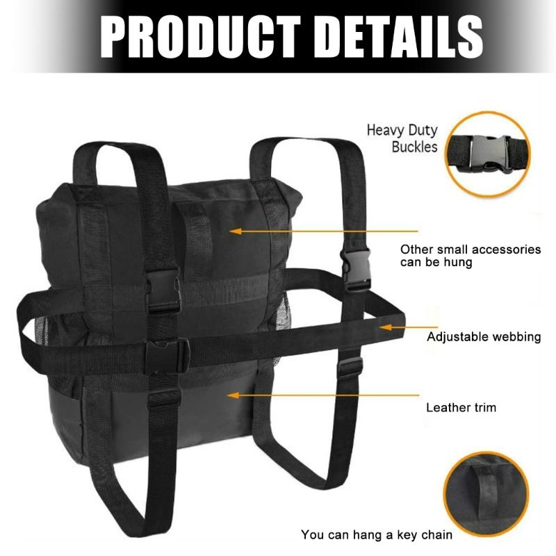 Tailgate Trash Bag Spare Tire Trash Bag for Truck Car SUV Large Capacity Tools Holder Bag Storage Bag Fit 40inch Tire