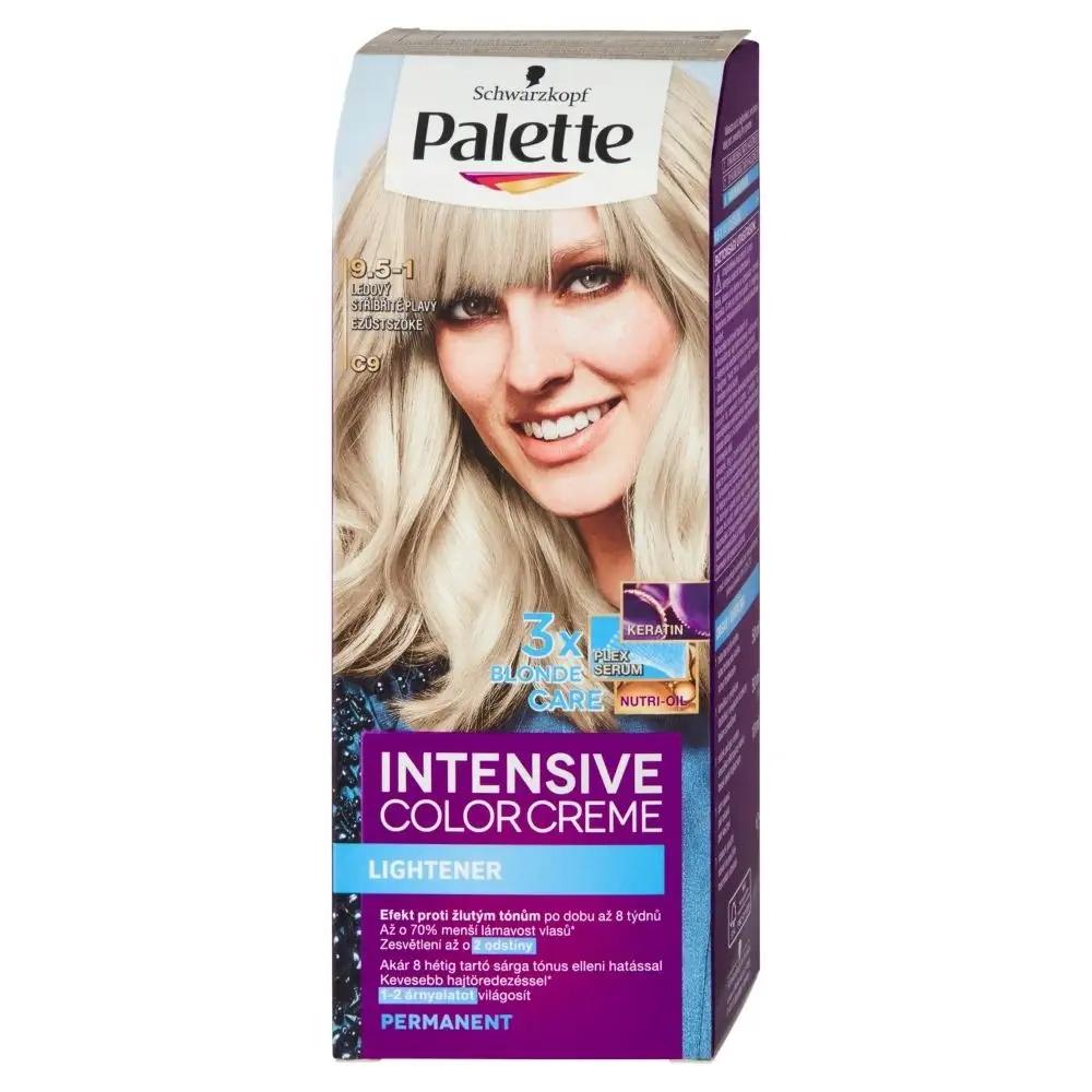 Palette Intensive Color Creme Permanent Hair Dye, No. 9.5-1 Silver