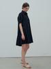 LOYALDECIDE Summer Pleated Dress (Black)