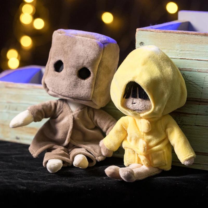 Anime Little Nightmares Plush Toy Cartoon Six Nomes Box Plushie Figure Adventure Game Stuffed Dolls Fan Collection Xmas Gifts