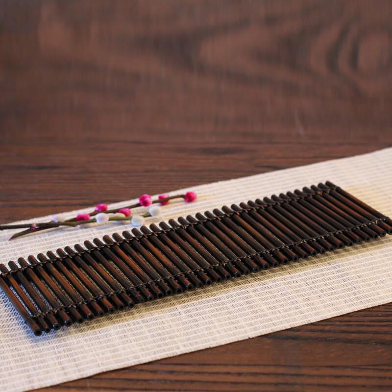 Natural Woven Purple Bamboo Tea Mat