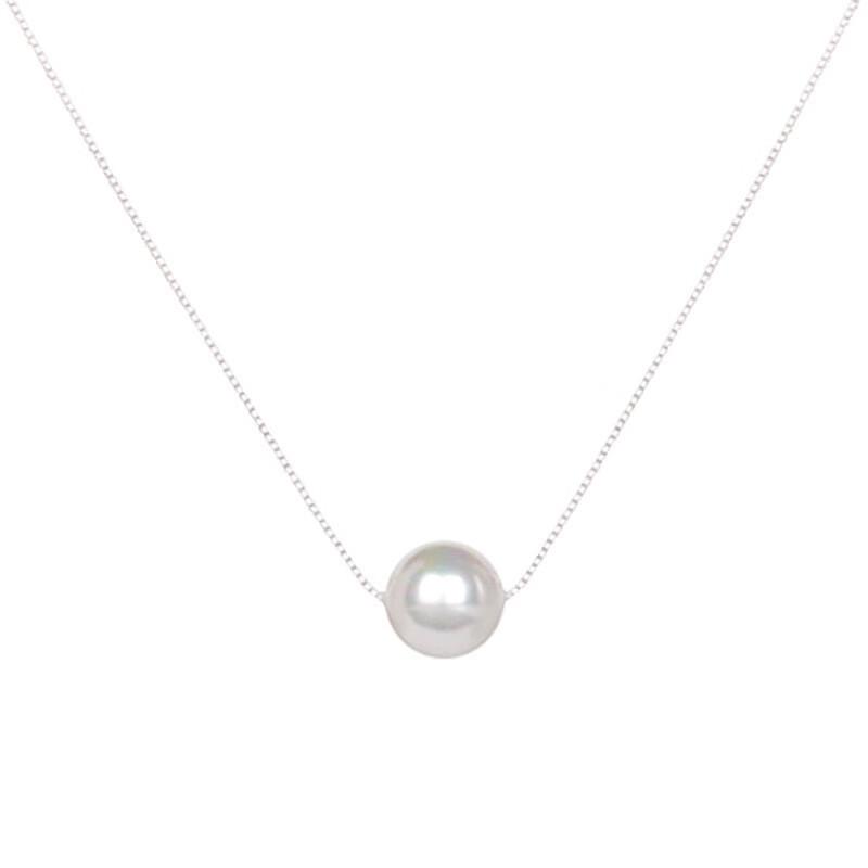 Pearl Necklace, Women's Pendant, Commuting To Work, Transfer Beads, Simple Temperament, Bead Collarbone Chain, Fashionable and Light Luxury
