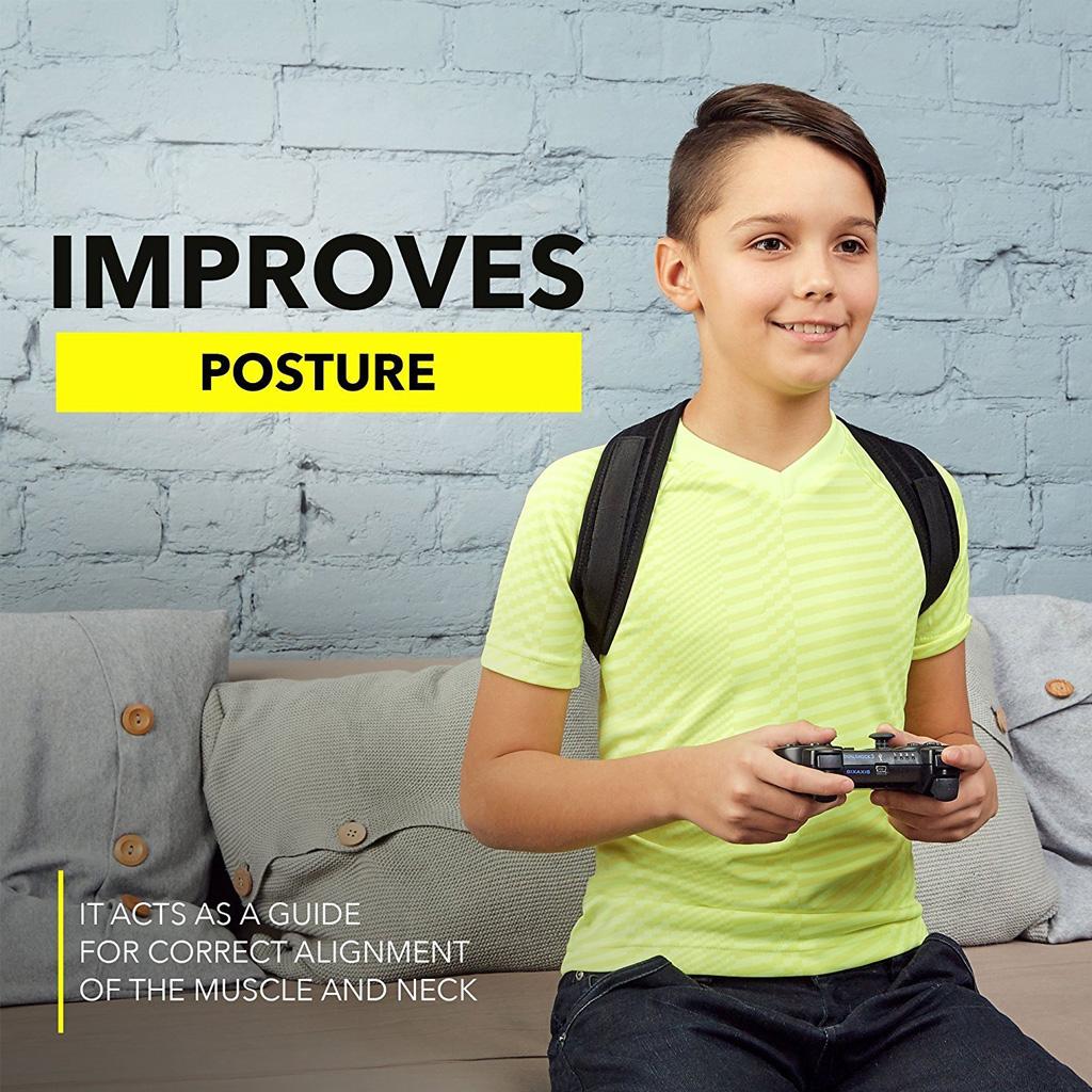 Posture Corrector Adjustable Size Back Brace Shoulder Protector Belt Support Men and Women Gym Fitness Back Care Guard Strap