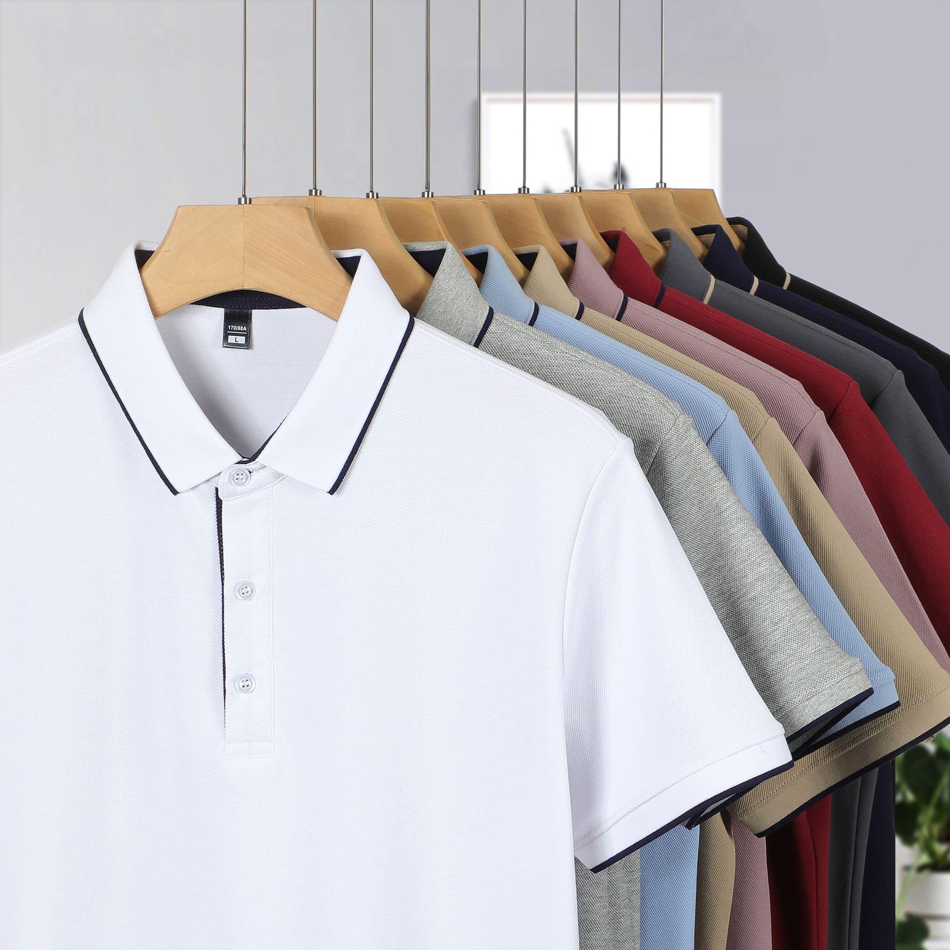 

Men s Japanese Retro Washed Short Sleeve Polo Shirt XXXL